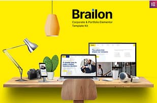 Brailon - Corporate & Portfolio Elementor Template Kit