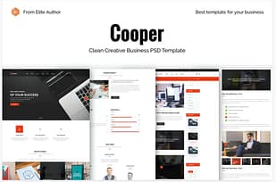 Cooper - Corporate Business PSD Template