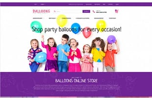 Festive Balloons Magento Theme