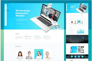 Clean Elegant Agency PSD
