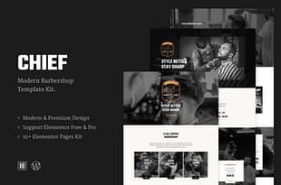 Chief - Modern Barbershop Template