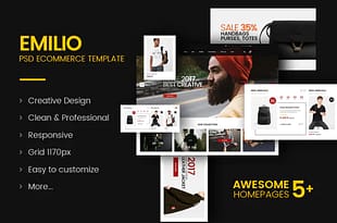 Emilio - Fashion Store PSD