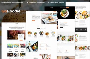 GoFoodie - A premium template