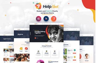 Helpnest - Charity Elementor Template