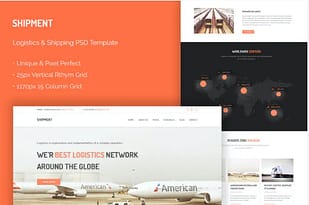 Shipment - Logistic & Shipping Website
