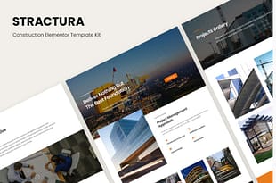 Stractura - Construction Elementor Template
