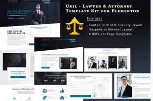 Ukila - Lawyer & Attorney Template