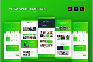 Yoga - PSD Web Template