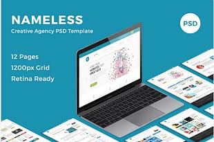 Nameless - Creative Agency PSD Template