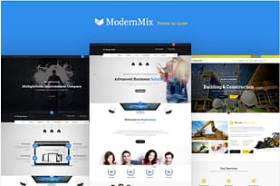 Modernmix - business PSD Template