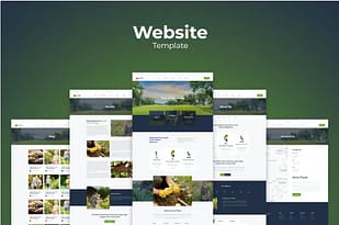 Botanical Website Templates