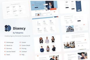 Disency - Agency Elementor Template Kit