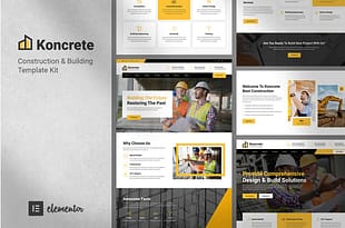 Koncrete - Construction & Building Template Kit