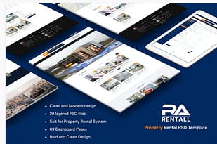 RentAll - Property Rental PSD Template
