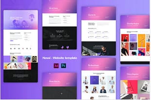 Nesoi - Creative agency Website Templates
