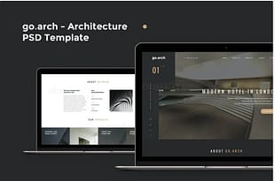 go.arch - Architecture PSD Template