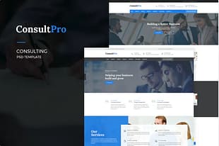 ConsultPro : Consultancy PSD Template