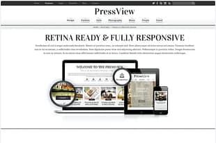 PressView PSD Template
