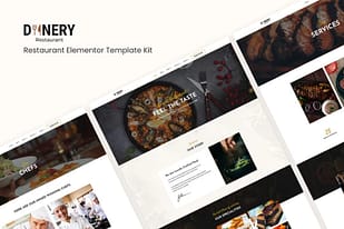 Dinery | Restaurant Elementor Template