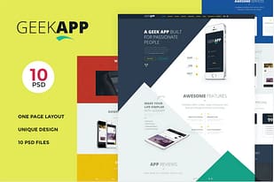 GeekApp - One Page App