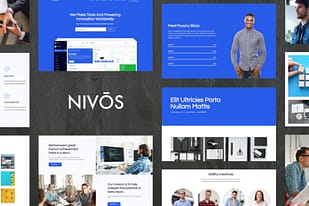 Nivos - Software Company Template