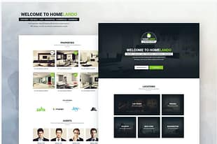 Real Estate PSD Template