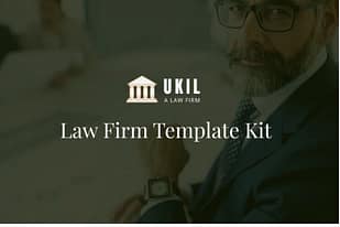 Ukil - Law Firm Template