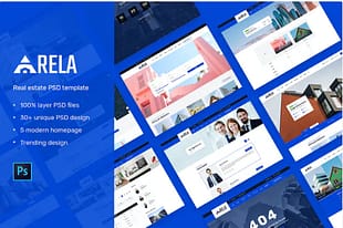 Arela - Real Estate PSD