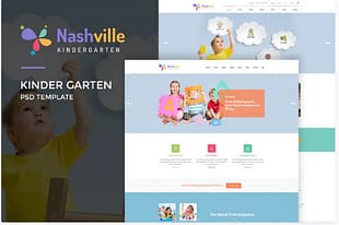 Nashville : Kindergarten PSD Template