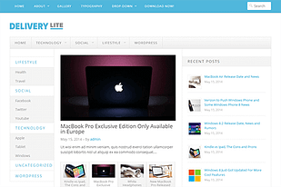 Theme Junkie Delivery Lite WordPress Theme