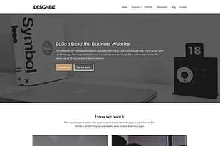 Theme Junkie Designbiz WordPress Theme
