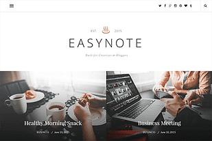 Theme Junkie EasyNote WordPress Theme