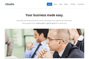Theme Junkie eStudio WordPress Theme