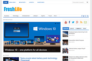 Theme Junkie FreshLife WordPress Theme