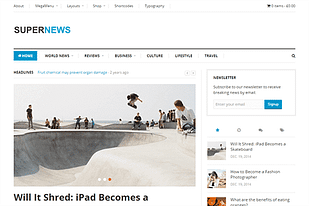 Theme Junkie SuperNews WordPress Theme
