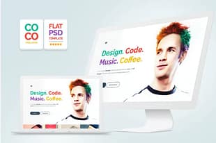 Personal Portfolio Template - PSD