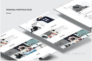 Personal Portfolio PSD Template