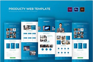 Producty - PSD Web Template