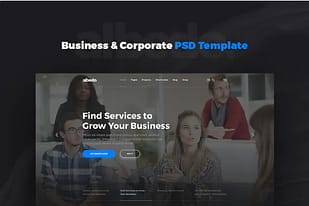 Albedo - Business & Corporate PSD Template