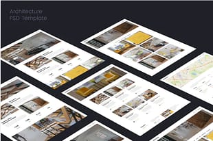 Architecture & Interior PSD Template