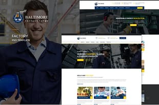 Baltimore : Factory PSD Template
