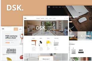 DSK - Furniture PSD Template