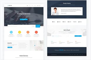 Hostro - Hosting PSD Template