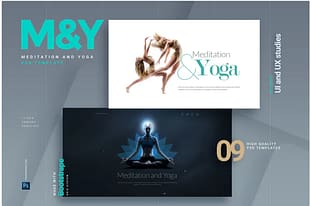 Meditation and Yoga - Multipurpose PSD Template