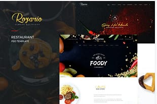 Rozario - Restaurant PSD Template