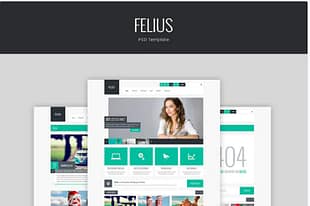 Felius - PSD Template