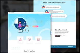 PRODUCTO - Website XD Template
