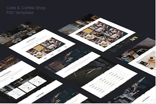 Café Coffee Psd Template