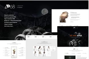 AP68 - Creative PSD Template