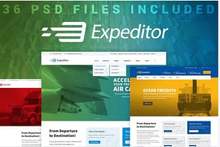 Expeditor - PSD Template